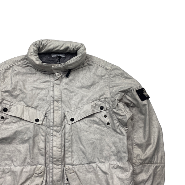Stone Island 2009 White Tyveck Multi Pocket Jacket - XXL