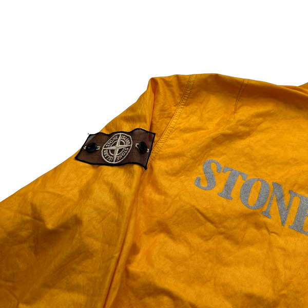Stone Island 2010 Tyveck Special Edit140n White Mesh Badge Jacket - Medium