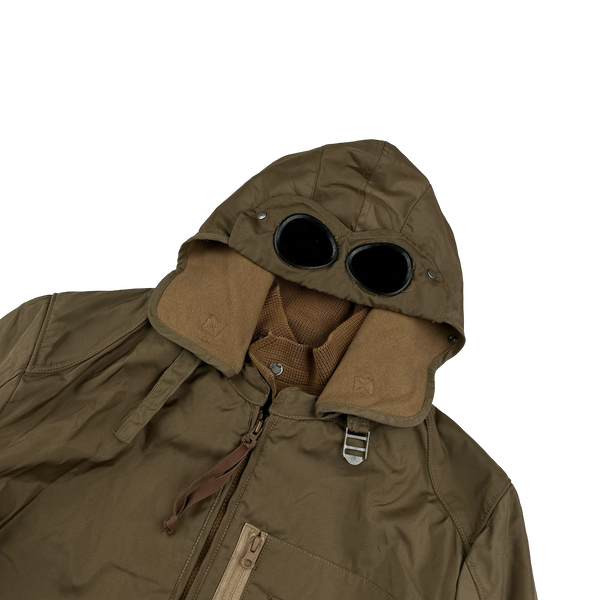 CP Company 2011 Beige Leinster 200 Goggle Jacket - XL