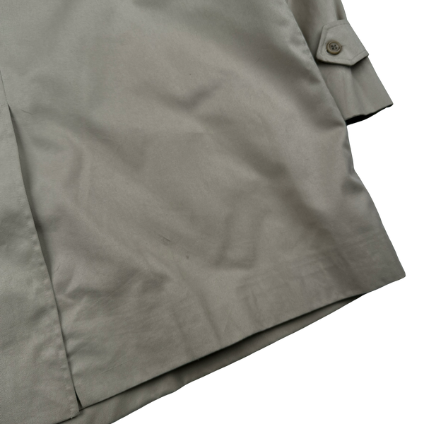 Burberry Nova Check Lined Tan Trench Coat - XXL