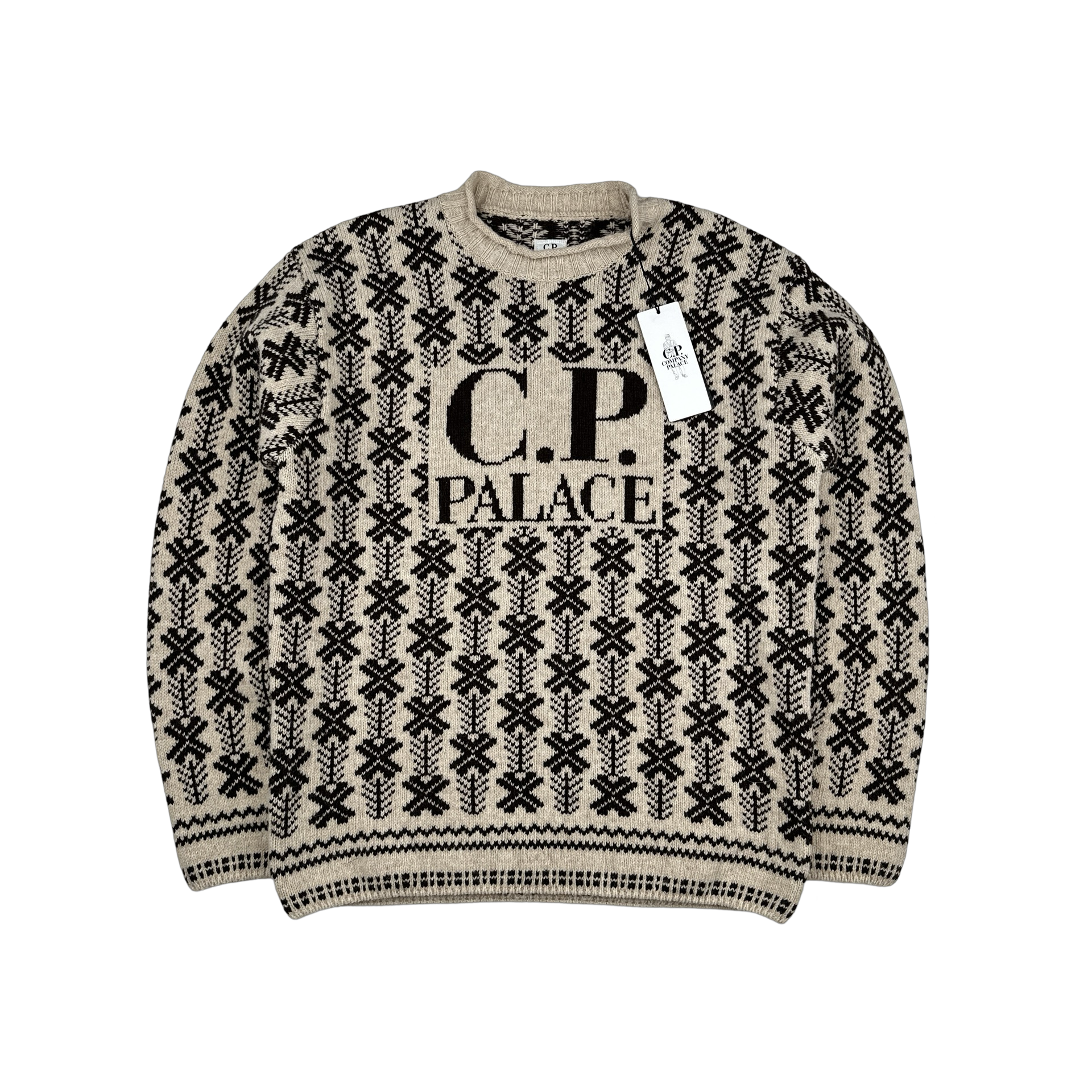 CP Company x Palace Beige Knit - Large – Mat's Island