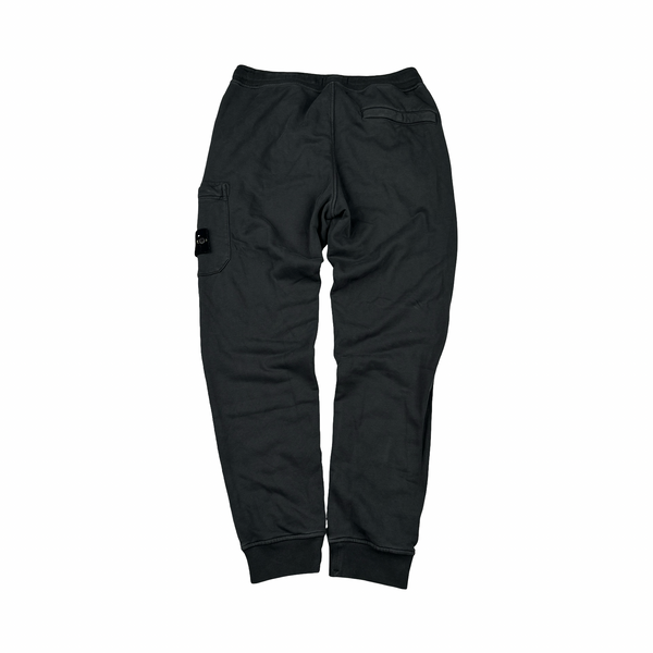 Stone Island 2023 Dark Grey Zipped Hoodie Cotton Tracksuit - Medium