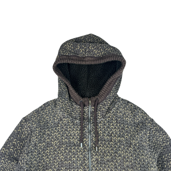 Dolce & Gabbana Vintage Heavyweight Cotton Zipped Fleece Hoodie - Large