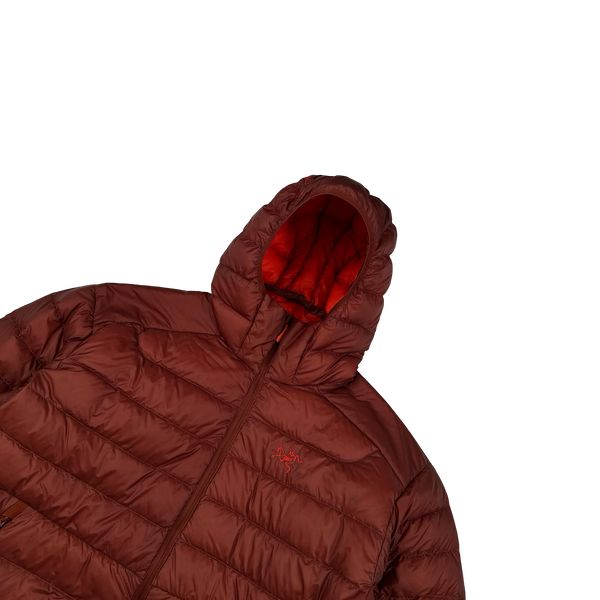 Arcteryx Red Cerium SL Down Filled Zipped Hooded Jacket - XL