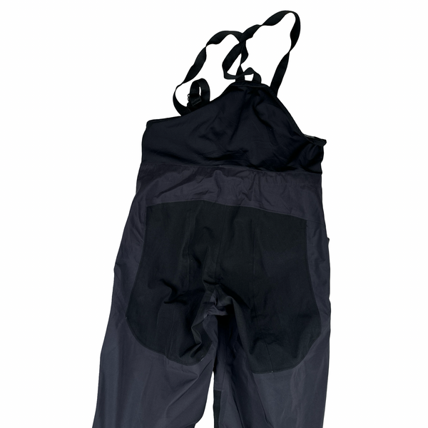 Arcteryx Black Goretex Full Leg Zip Ski Overalls - Medium