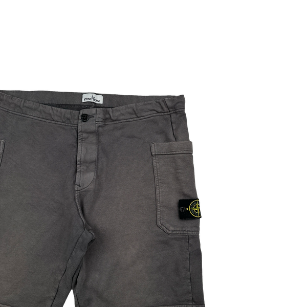 Stone Island 2015 Grey Thick Cotton Cargo Shorts - XXL