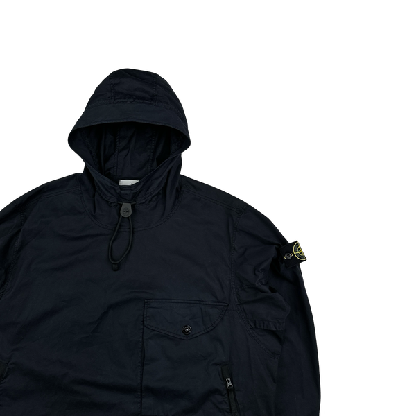 Stone Island 2022 Navy Heavyweight Cotton Smock - XL