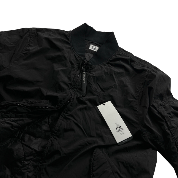 CP Company Black Nycra-R Bomber Jacket - XL