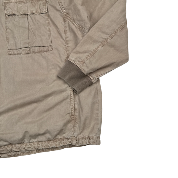 Stone Island 2020 Tan Smock Pullover Overshirt - Large