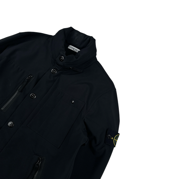 Stone Island 2011 Black Soft Shell R Jacket - Large