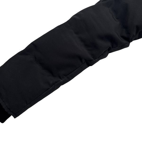 Canada Goose Black Premium Down Carson Coyote Fur Puffer Jacket - Small