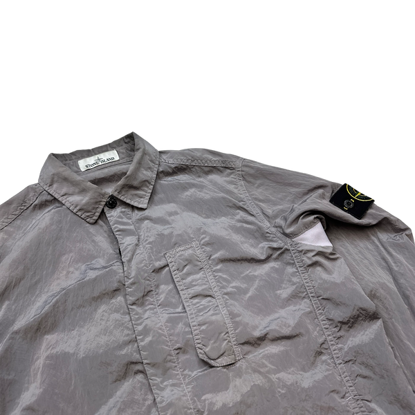 Stone Island 2018 Grey Nylon Metal Overshirt - Medium