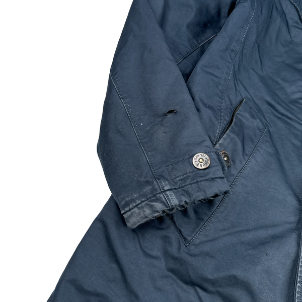 Stone Island 2011 David OVD Quilted Trench Coat - Medium