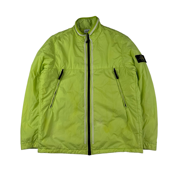 Stone Island 2019 Green Crinkle Reps Padded Jacket - XL