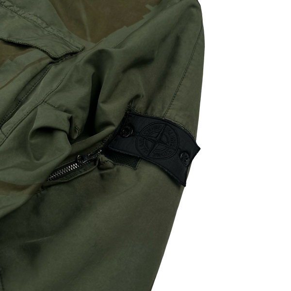 Stone Island 2017 David TC Shadow Project Khaki Graphic Print Jacket - Large