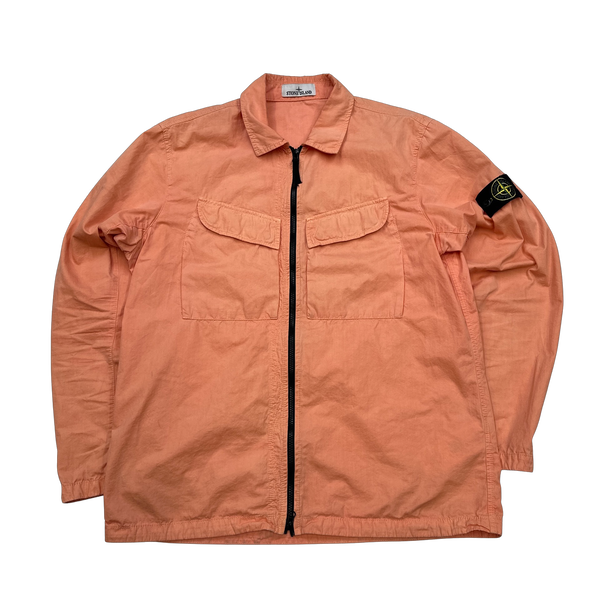 Stone Island 2022 Cotton Zipped Overshirt - XL