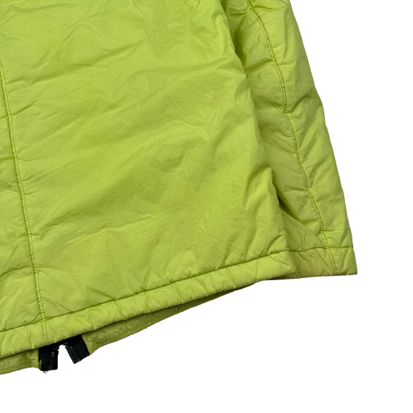 Stone Island 2019 Yellow Crinkle Reps Padded Jacket - Small