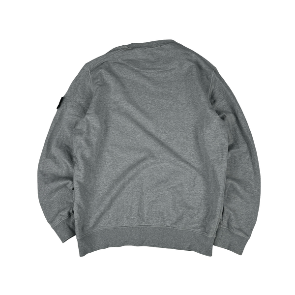 Stone Island 2021 Grey Crewneck Pullover Jumper - XXL