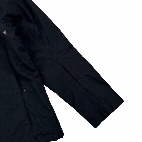 Prada Black Nylon Red Tab Thick Padded Jacket - Large