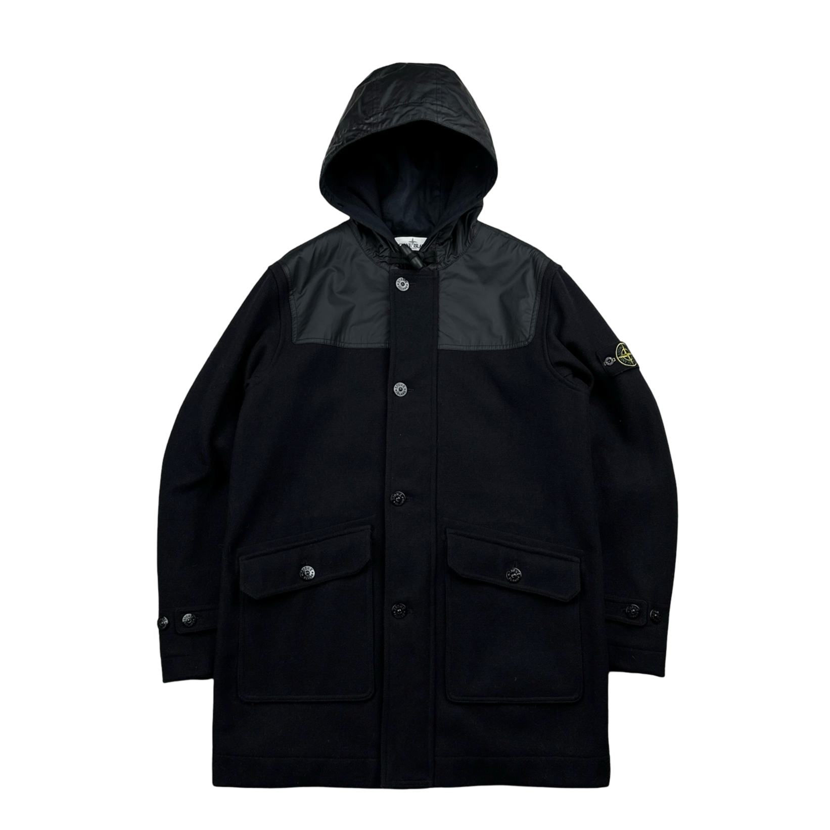 Stone Island Junior 40737 Iridescent Effect Bomber Jacket Green