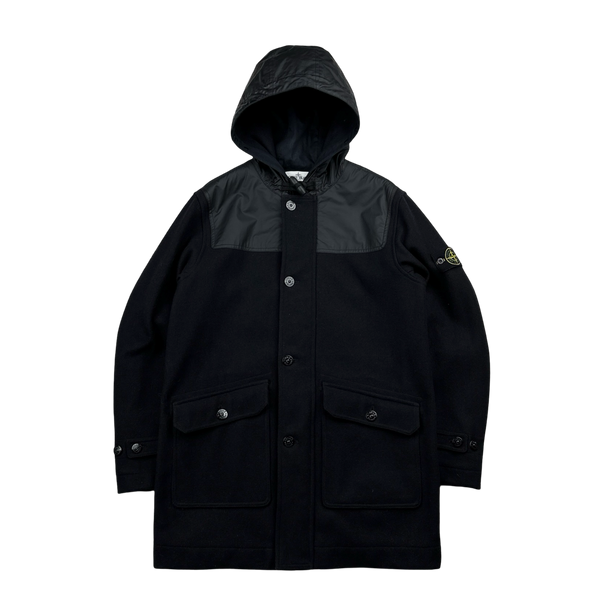 Stone Island 2013 Panno Speciale Mussola Gommata Duffle Jacket - Large