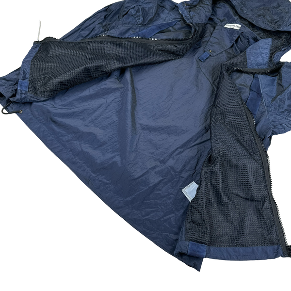 Stone Island 2010 Nylon Metal Shimmer Navy Jacket - XXL