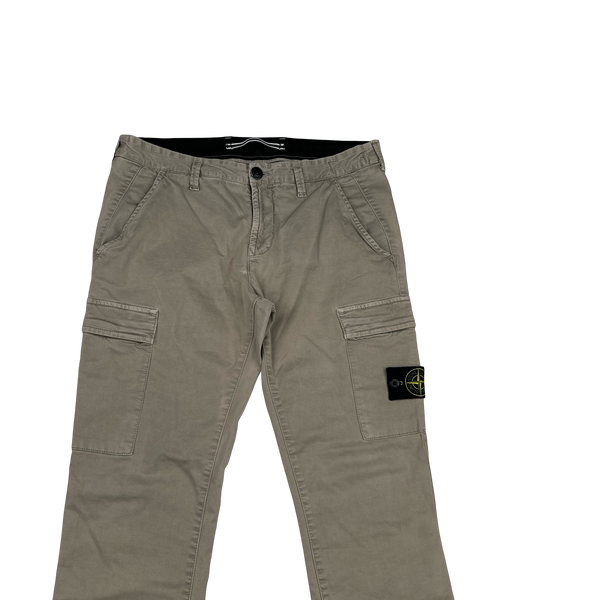 Stone Island 2018 Beige SK Fit Cargos - 32"