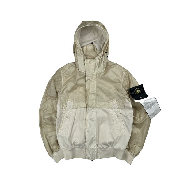 Stone Island Beige Glass Bativia Jacket - Medium