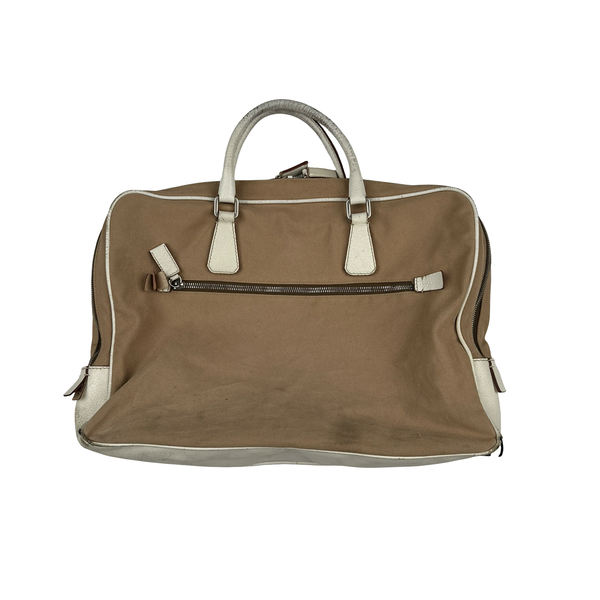 Prada Beige Women's Zipped Handbag