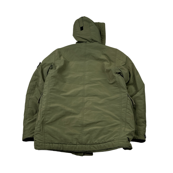 Stone Island 2019 Military Green Micro Reps Primaloft Jacket - Small