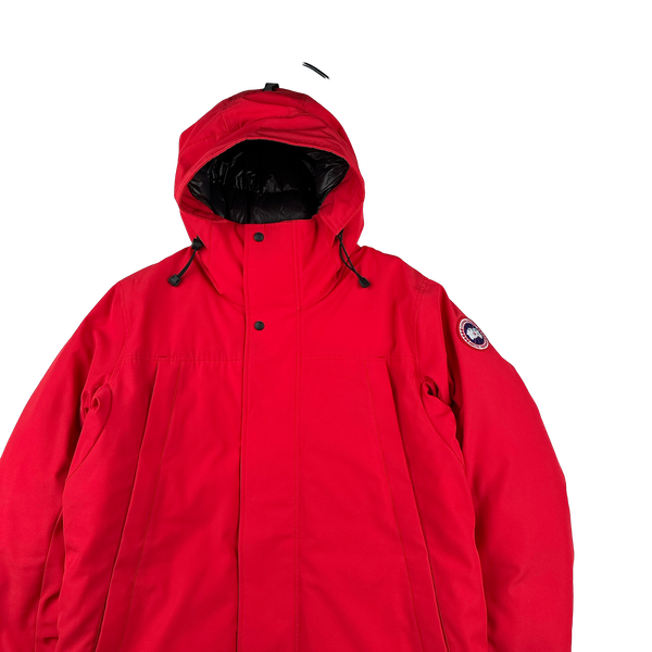 Canada Goose Red Premium Down Sanford Puffer Jacket - Large