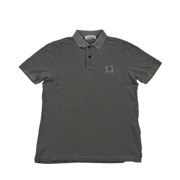 Stone Island 2017 Grey Polo Shirt - Large