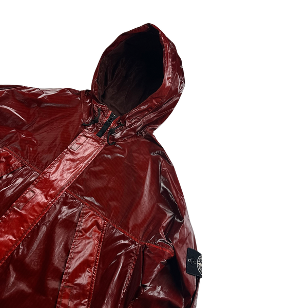 Stone Island 2012 Red Prismatica Hooded Jacket - XL