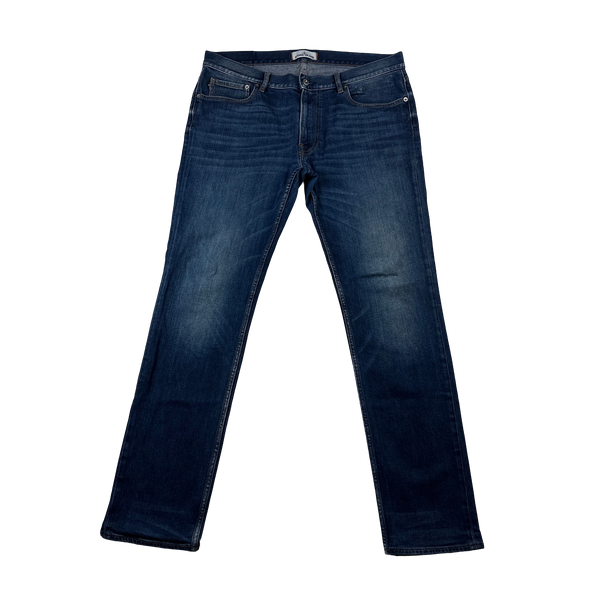 Stone Island Blue Slim Fit Denim Jeans - 36"