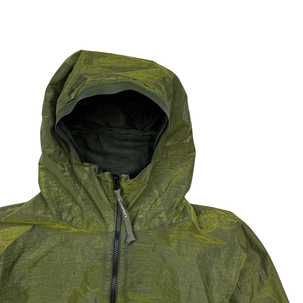 CP Company Green Prismatic Prism Hooded Jacket - Large