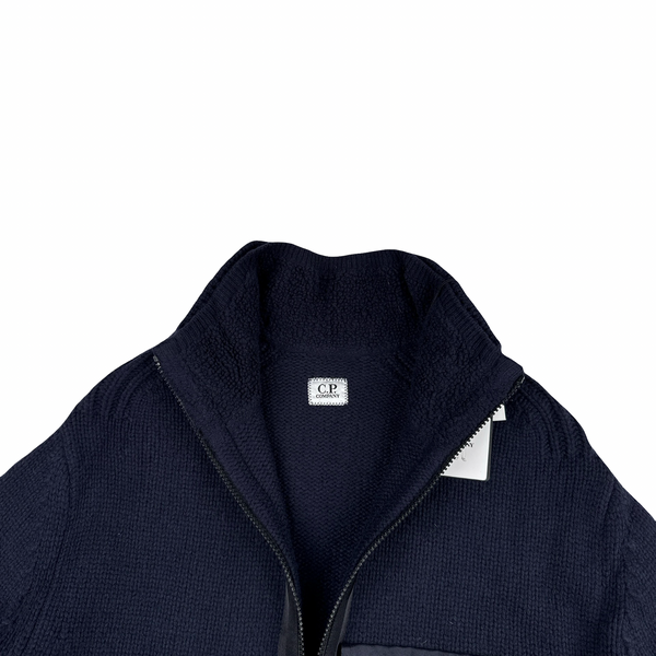 CP Company Heavyweight Zipped Knit Metropolis Jumper - XL