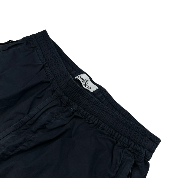 Stone Island 2021 Black Regular Tapered Cargo Trousers - 32"