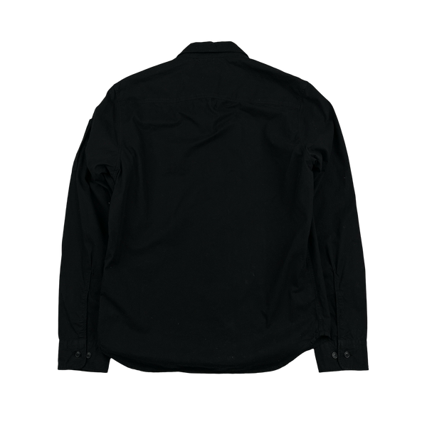 CP Company Black Cotton Overshirt - Medium