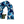 Load image into Gallery viewer, BAPE Blue Down Filled Camo Scarf
