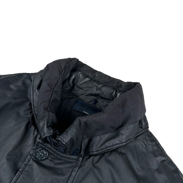 Stone Island 2013 Navy Panno Tinto In Capo Piu Mussola Gommata MGP Ghost Piece Jacket - XXL