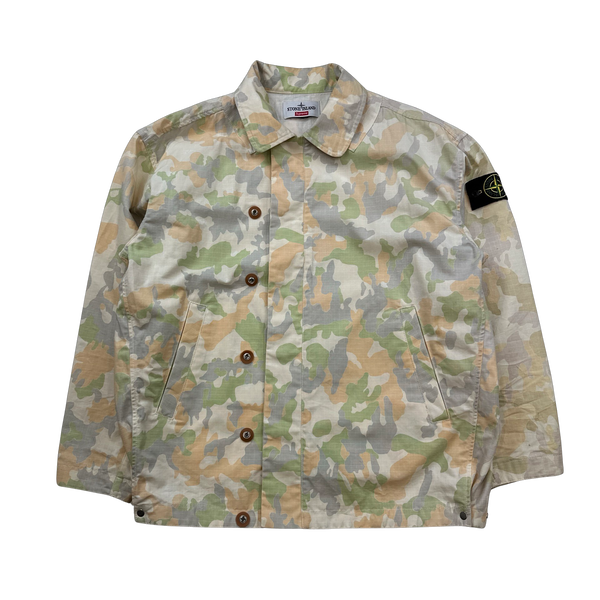 Supreme X Stone Island Reactive Ice Camo Ripstop Jacket - Medium
