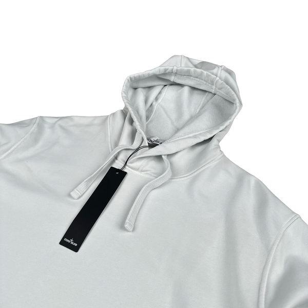 Stone Island 2022 White Pullover Hoodie - XXL