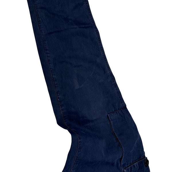 Stone Island 2017 Navy Cotton Twill Cargos - 29"