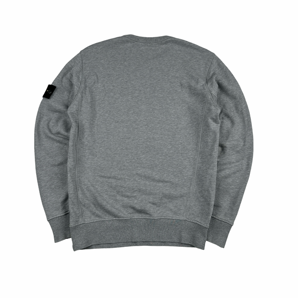Stone Island 2019 Grey Crewneck Sweatshirt - Small