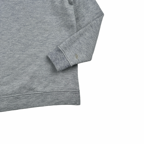 Stone Island Grey Cotton Crewneck Jumper - Medium
