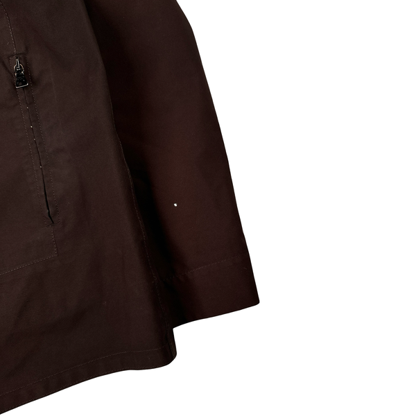 Prada Burgundy Nylon Red Tab Lightweight Jacket - Medium