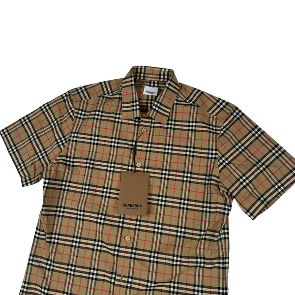 Burberry Nova Check Button Up Shirt - Medium