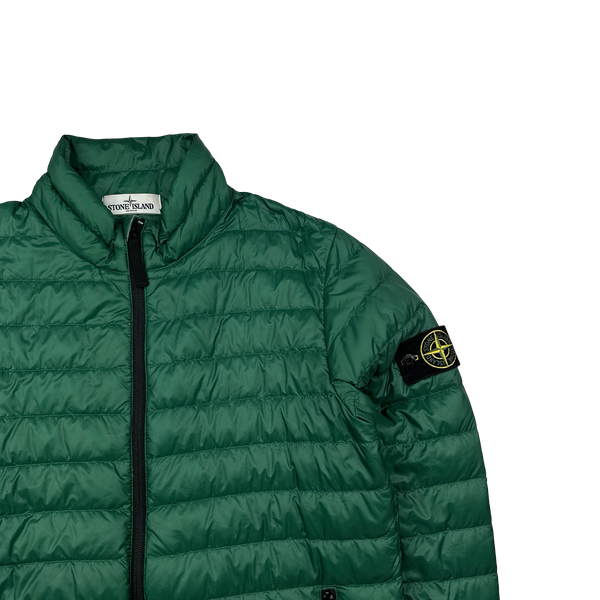 Stone Island 2013 Green Micro Ripstop Down Jacket - Medium