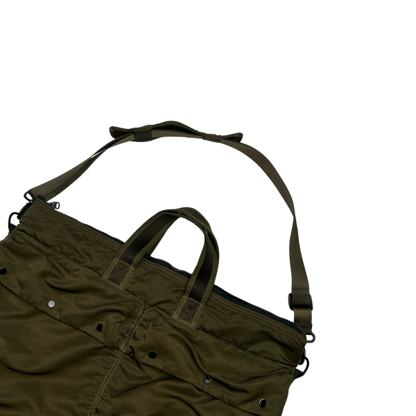 CP Company Khaki Nylon Satchel Tote Bag