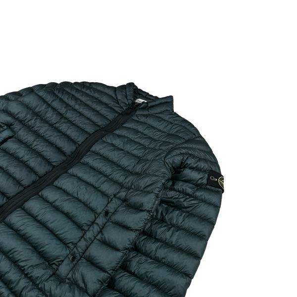 Stone Island 2013 Dark Green Garment Dyed Down Puffer Jacket - XXL